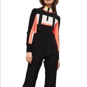 Topshop SNO suspender ski pants NWT